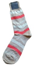 allbrand365 designer Mille Righe Cotton Blend Rugby Stripe Crew Socks 10-13 - £9.55 GBP