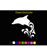 Dolphin Jumping Nature Sticker Decal Laptop Car Window Wall CHOOSE SIZE ... - $3.18+