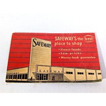 Safeway Supermarket Vintage 1960s Complimentary Sewing Needle Pack with ... - $17.73