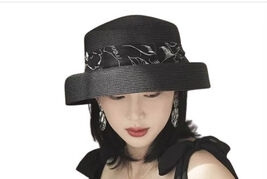 Ladies Women Elegant Lampshade Hat Summer Travel Vacation Leisure Sun Pr... - $39.99