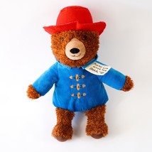 14&quot; Brown Blue Paddington Bear Plush Stuffy Stuffed Animal Kohl&#39;s Cares Yottoy - £6.45 GBP