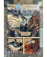 UFO Comic Strip Poster-Printed on Heavy Photo Paper-30x19&quot; - £37.22 GBP