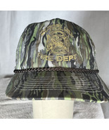Vintage Capitol Hill Fire Department Rope Camo Snapback Mesh Trucker Hat... - $355.08 MXN