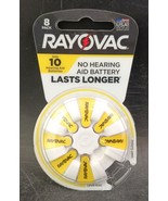 Rayovac Hearing Aid Batteries Size 10 Eight-Pack Disc, Free Shipping - $5.99