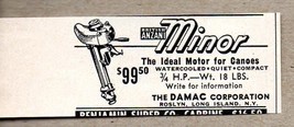 1954 Print Ad British Anzani Minor Outboard Motors Damac Long Island,NY - £7.80 GBP