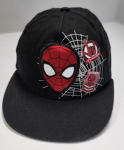 Spiderman Hat Cap youth size snap back black by spiderman - £6.78 GBP