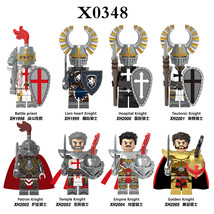 8 Pcs Medieval Soliders Building Minifigure Toys - £18.04 GBP