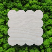 Wood Square Cutout Blank For DIY Craft, Wooden Shape, Birch Plywood Board - £0.22 GBP+