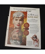 Vintage Print Ad Revlon Lanolite Love Pat Powder Make Up 1955 Seventeen ... - €5,89 EUR