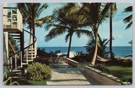 Dorado Beach Hotel Puerto Rico 1961 Vacation Tropical Vintage Postcard - $14.45