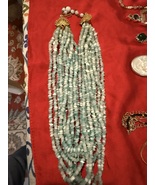 Vintage Aquamarine necklace  - €43,23 EUR