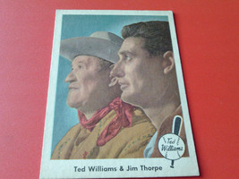 1959 Fleer Ted Williams # 70 Ted Williams + Jim Thorpe !! - £27.72 GBP