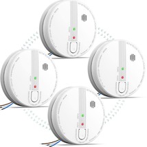 Smoke Detector, Hardwired Interconnected Smoke Detectors, Smoke Alarm Wi... - £72.89 GBP