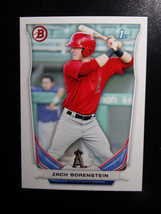 2014 Bowman #BP10 Zach Borenstein Anaheim Angels Baseball Rookie Card - £0.79 GBP
