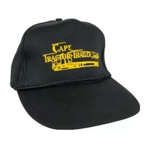 Cape Tractor Trailer Supply Co Trucker Hat Cap Snapback Black Cotton Mis... - £12.58 GBP