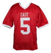 Vince Howard #5 East Dillon Lions Men Football Jersey Red Any Size image 4