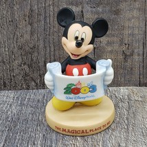 Walt Disney World Ceramic Porcelain Mickey Mouse Figurine 2003 The Magical Place - $17.29