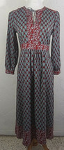 Ann Taylor Loft Womens Dress Size 2 Floral Multicolor Maxi Long Sleeve M... - £31.26 GBP