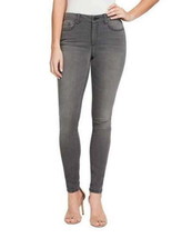 Jessica Simpson Womens Curvy High Rise Skinny Jeans Size 4/27 Color Gray - £35.74 GBP