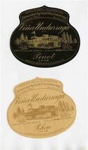2 Vina Unduragga Wine Labels Rhin &amp; Pinot Chile - $11.88