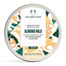 The Body Shop Almond Milk Body Butter - Nourishing &amp; Moisturizing Skincare for D - £28.66 GBP