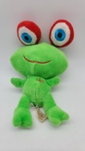 Dan Dee Green Monster Christmas Plush New Stuffed Toy 9&quot; 2014 Big Red Eyes - £26.59 GBP