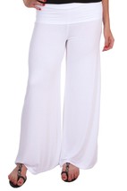 White Foldover Yoga Pants (Plus Size - £38.54 GBP