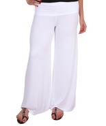 White Foldover Yoga Pants (Plus Size - £39.16 GBP