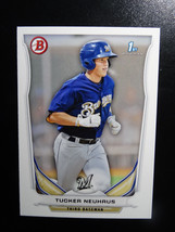 2014 Bowman #BP59 Tucker Neuhaus Milwaukee Brewers Baseball Rookie Card - £0.78 GBP