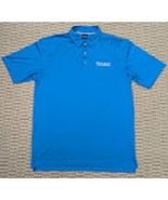 Dunning Golf Men&#39;s CME Group Tour Championship Polo Shirt Turquois Size XL - $14.85
