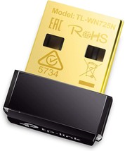 TP-LINK - TL-WN725N - Wireless N Nano USB Adapter - 150Mbps - £28.23 GBP