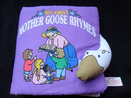 SoftPlay Soft Toy Book My First Mother Goose Rhymes  - $8.95