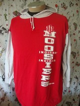 Vintage Indiana Hoosiers Rap Hip Hop Hoodie long sleeve T Shirt XL - £19.77 GBP
