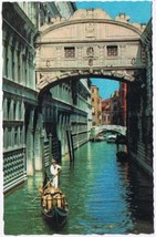 Italy Postcard Venezia Venice The Bridge Of Sighs - £2.32 GBP