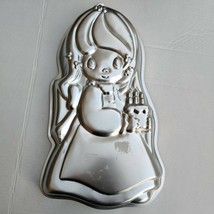 Vintage 1993 Wilton Cute Precious Moments Girl 16&quot;X8&quot; Large Cake Pan 210... - $17.81