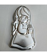 Vintage 1993 Wilton Cute Precious Moments Girl 16&quot;X8&quot; Large Cake Pan 210... - $17.81