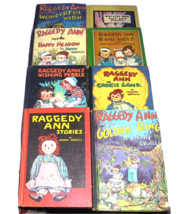 RAGGEDY ANN &amp; ANDY  Stories by Johnny Gruelle 1960-1961 --Lot of 8--Vtg Orig - £31.12 GBP