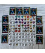 Lot of 89 Vintage 1990&#39;S American Girl Tin Buttons 1” Grin Pins Backpack... - $27.83