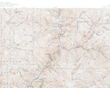 Casto Quadrangle, Idaho 1930 Map USGS 1:125,000 Scale 30 Minute Topographic - $22.89