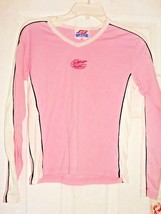Ncaa Florida Gators Girl&#39;s Juniors M Pink Embroidered Logo Long Sleeve Shirt New - £10.99 GBP