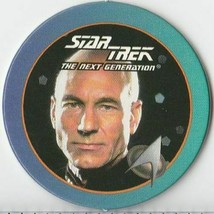 CAPTAIN PICARD 1994 Star Trek the Next Generation Stardiscs Pog/Coin # 44 - $1.73