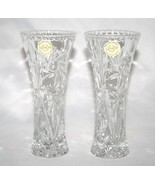 LENOX CRYSTAL Star Vase  Set of 2  NEW w/Certificates  #938 - $40.00