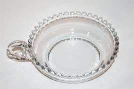 Imperial Glass Candlewick Elegant Clear Handled Nappy Bowl #1099 - £14.38 GBP
