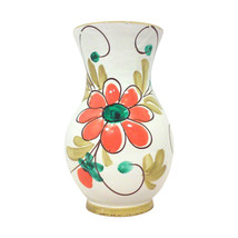 Mid-Century Raymor Bitossi Style Pop Art Floral Ceramic Vase-Italy - $375.00