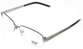 Mont Blanc Men Eyewear Frame Semi Rimless Metal Silver Eyewear MB346 014 - £103.89 GBP