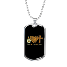 Ristian necklace stainless steel or 18k gold dog tag 24 chain express your love gifts 1 thumb200