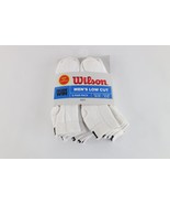 Deadstock Vintage Y2K Wilson Mens 10-13 Pack of 6 Ankle Socks Athletic W... - $59.35