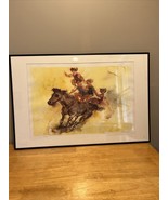 Chaim Gross Bareback Rider Horse Cowboy Lithograph Signed Numbered No Frame - £227.23 GBP