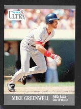 Boston Red Sox Mike Greenwell 1991 Fleer Ultra #32 ! - £0.39 GBP