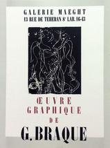 Georges Braque 2, Lithograph &quot;Oeuvre graphique de G. Braque&quot; Art in posters - £39.87 GBP